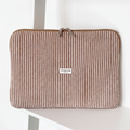 Chestnut Stripes TOWEL Laptop Sleeve