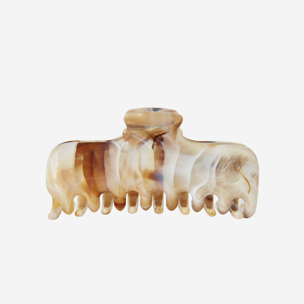 Large Caramel Swirl Hair Claw